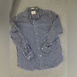 TODD SNYDER MEN’S PLAID DRESS SHIRT